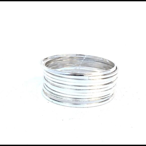 Silver Bangle Bracelets New - Picture 3 of 6
